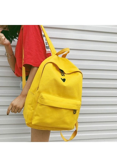 Lebıhmurah Wbp1532 Kadın Sırt Çantası Kanvas Baskılı Kalp Sırt Çantası Kore Tarzı Öğrenciler Se Kız Okul Kadın Sırt Çanta 47797221 Lacivert