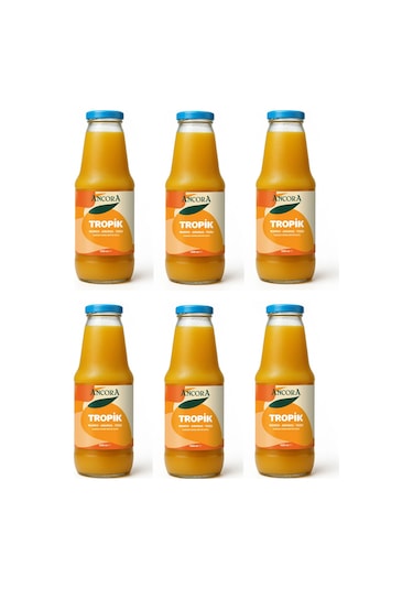 Ancora Tropik Karışık Meyve Suyu 1 Lt X 6 Adet