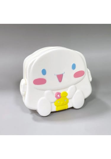Kawaii 3d Cinnamoroll Figür Kabartmalı 2 Katlı Kilitli Beslenme Çantası Kutusu