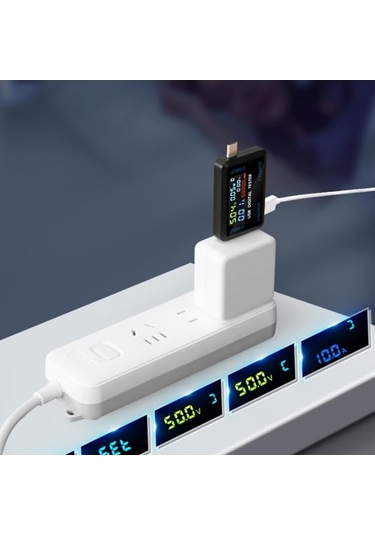 Maoyaya Hhk Dijital Voltmetre Akım Gerilim Ölçer 1 Adet, Akıllı Tasarım 1 Adet