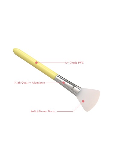 Shineyee 3 Adet Yumuşak Silikon Yüz Maskesi Fırçası - Hassas Ciltler İçin Nemlendirici & Vücut Losyonu Uygulayıcı