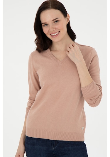 Pierre Cardin Kadın Pudra Kazak /triko 50300803-vr042 Pudra