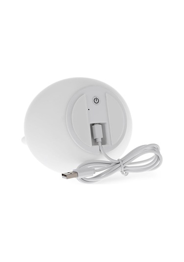 Pembe Tavşan Led Gece Lambası Çocuk Bebek Çocuk Başucu Lambası Renkli Silikon Dokunmatik Sensör Dokunun Kontrol Gece Lambası