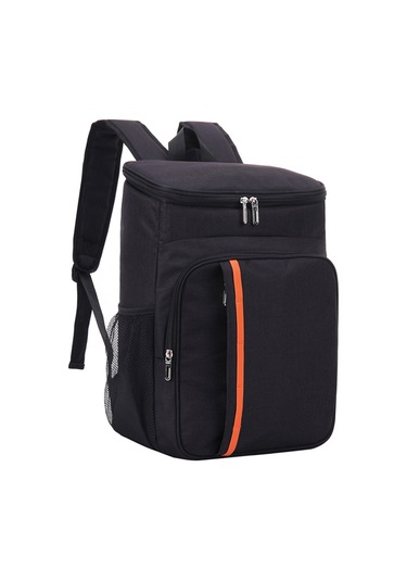 Symbee Siyah 18l Oxford Kumaş Peva Isıtıcı-sojutucu Çanta, Su Geçirmez Outdoor Piknik Sırt Çantası, Kalın Kaplama, Sıcak-soguk Saklama Siyah