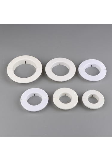 Abs Klima Deliği Kapağı Yuvarlak Duvar Ayrılmış Delik Dekoratif Kapak Yeni Φ45