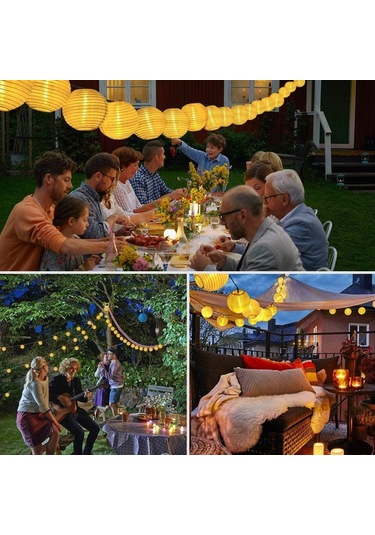 Dailyart Sıcak Beyaz 4,8 M 20 Led Buz Sarkıtı Işıkları, Güneş Enerjili Yağmur Damlası Bahçesi