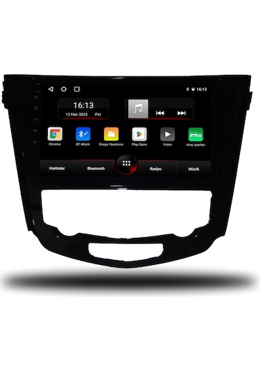 Oskodi Nissan Qashqai Android Carplay Multimedya 2014-2021 Dijital Klima 4gb Ram + 64gb Hafıza