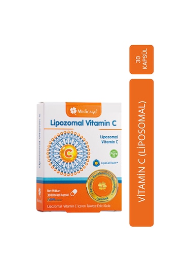 Medicago Lipozomal Vitamin C 30 Bitkisel Kapsül