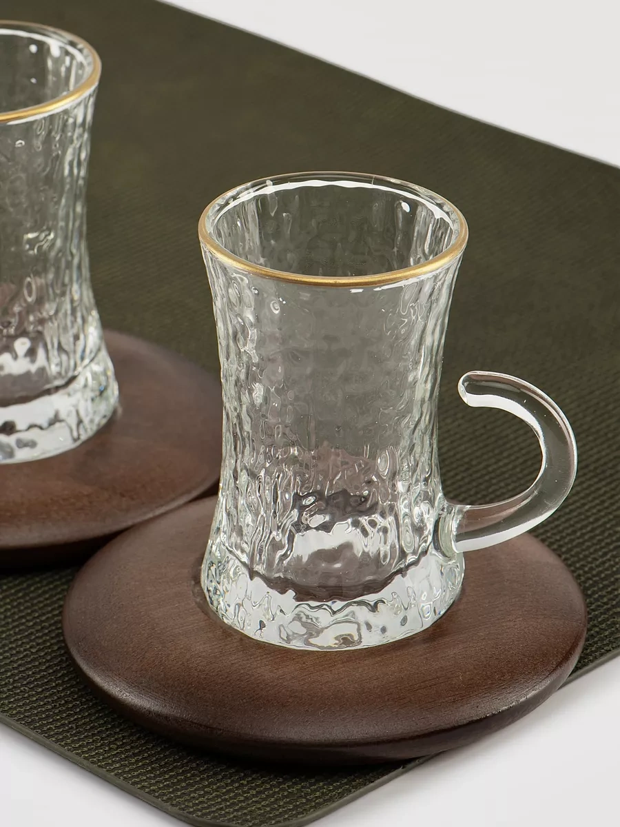 Comfy Craft Kahve Fincanları Ve Tabaklar, Türk Çay Bardakları 243062006 Kahverengi