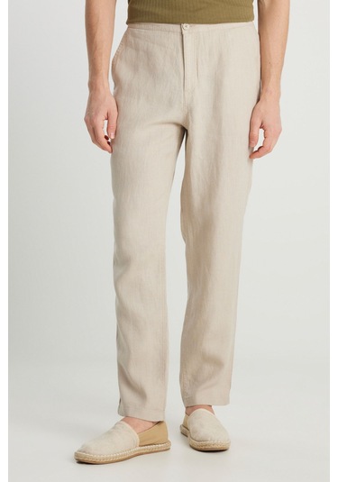 Wrangler Keten Chino Pantolon Bej Erkek Pantolon 000000000102265390 Bej