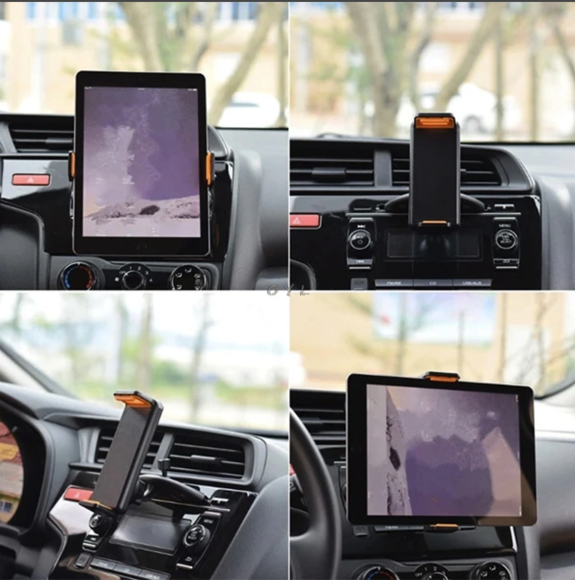 Cd Yuvası İçin Tablet Tutucu İpad Tablet Uyumlu Büyük Ekran Tutucu Cd Yuvasına Takılmalı