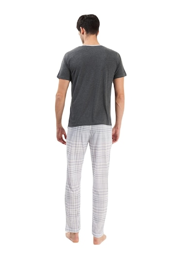 Yeni İnci Baba Oğul 2 Çift Viskon Pijama Takım 839 341 001