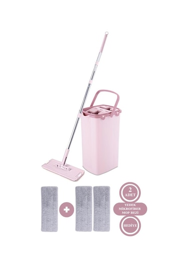 Onikiden Flora F400 Sihirli Tablet Mop Temizlik Seti Ve 2 Adet F396 Yedek Mikrofiber Mop Bezi