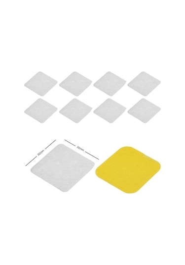 50 Adet 3x3 Cm Çift Taraflı Yapışkan Kare Bant