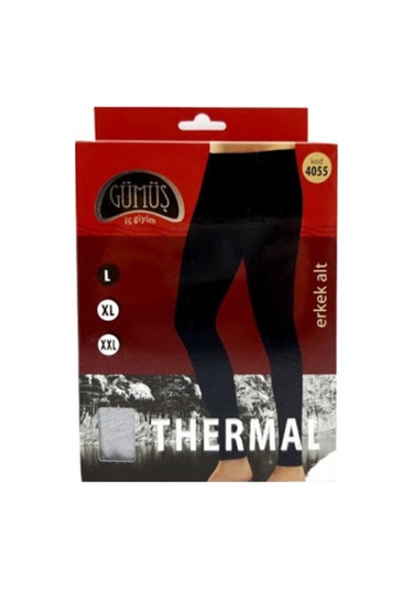 Erkek Siyah Termal Tayt Siyah