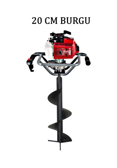 Ablacks D-55 Toprak Burgu Makinesi 20 Cm Burgulu