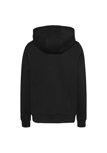 Kadın Tjw Logo Kapüşonlu Sweatshirt - Siyah Black