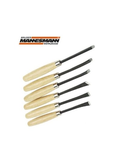 Mannesmann 690-Ex 160 Ahşap Oyma Bıçak Seti. 6 Parça