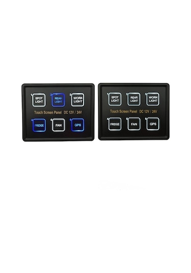 Mellifera Karavan & Tekne 6'lı Kontrol Paneli Röleli 12v/24v-1762