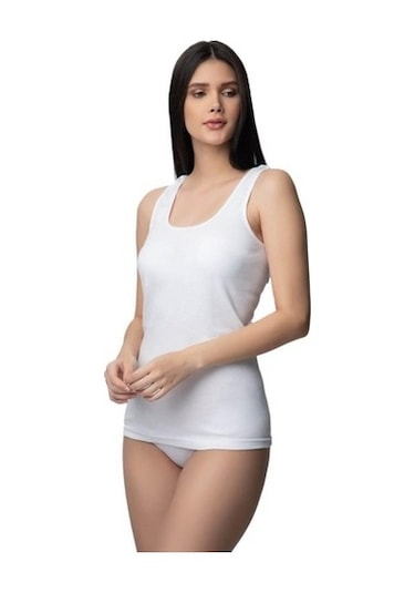 2 Li Paket Özlem Bayan Geniş Askılı Ribana Atlet 1314