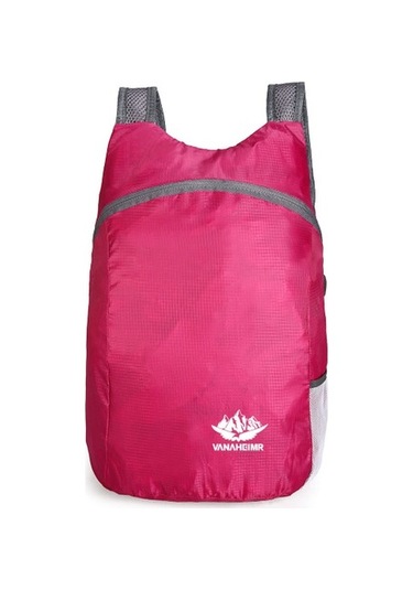 Silkroadselect Sırt Çantası Seyahat Katlanır Dağcılık Çantası Açık Hafif Su Geçirmez Çok Fonksiyonlu Sırt Çantası Spor Çantası Nıq06r Gri - Mor