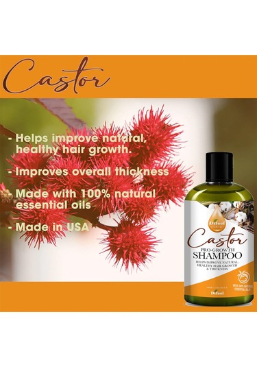 Difeel Essentials Castor Yavaş Uzayan Saçlara Özel Şampuan 360ML