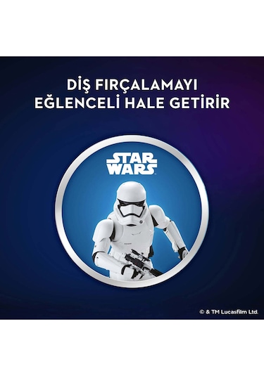 Oral-B EB10 Star Wars Çocuklar İçin Diş Fırçası Yedek Başlığı 2'li