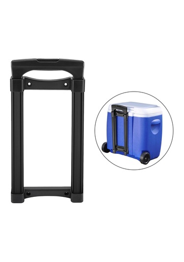 Homyl Yedek Seyahat Bagaj Teleskopik Sap Alüminyum 36.6 Inç Siyah