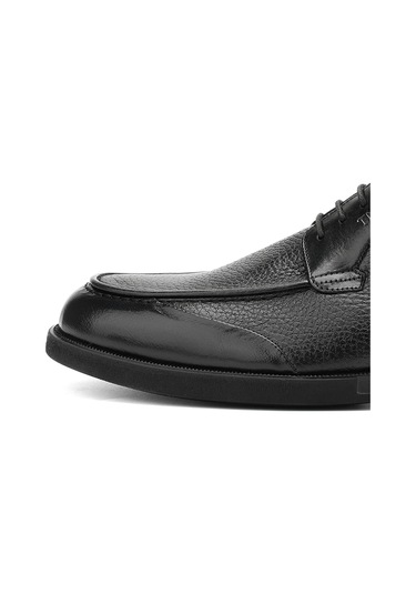 Tamer Tanca Erkek Hakiki Deri Casual Ayakkabı 537 3391 Erk Ayk Y24 Syh Fltr/bfl Siyah