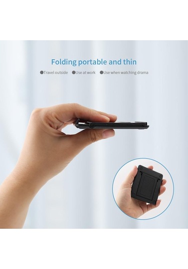 Kırmızı Evrensel Plastik Tutucu Masaüstü Standı Katlanabilir Telefon Ve Tablet Braketi Akıllı Telefon Için Şeker Renk Halkası