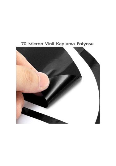 Renault Megane 2 Stop Çerçevesi Sticker / MAT SİYAH