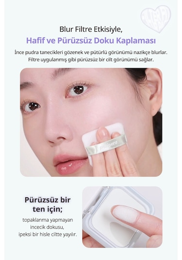 Perıpera Filter Fit Blur Pact 01 Blur Mint