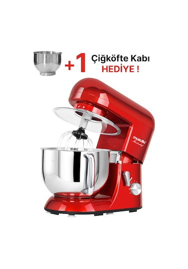 Musullu Masterchef 6.5 L 1800 W Mutfak Şefi Stand Mikser + Çiğköfte Kabı