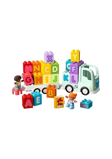 LEGO® DUPLO® Kasabası Alfabe Kamyonu Oyuncağı 10421 2+ Eğitici Oyuncak Yapım Seti - 36 Parça