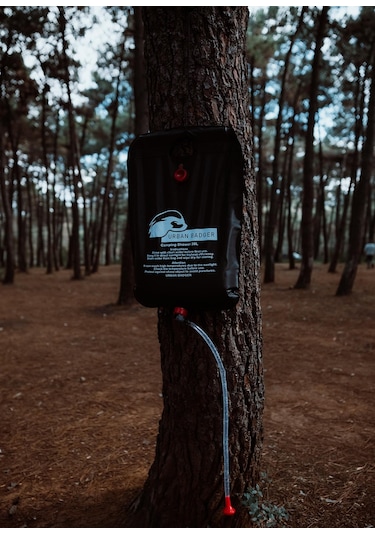 Urban Badger Katlanabilir 20 Litre Kamp Duşu Başlık Ve Hortum İle Beraber Siyah