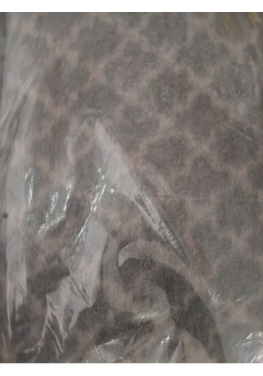 %90 Saf Yün Battaniye Tek Kişilik -doğal Saf Yün - Doğal Desenli Yün Battaniye - Wool Kahverengi - Krem