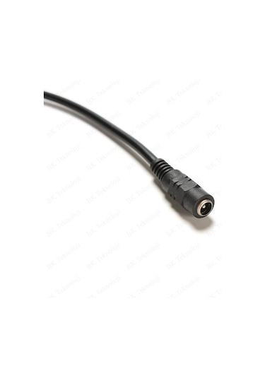 Dc Güç 5.5x2.1mm 1 Dişi-2 Erkek Jack Kablo Çoklayıcı