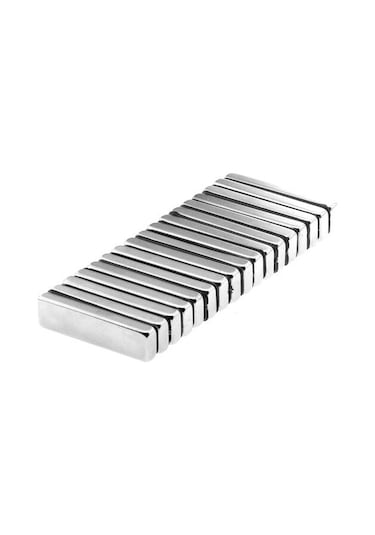 Öşeli Neodyum Mıknatıs Dikdörtgen 40X10X5 Mm - 2 Adet