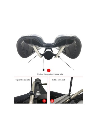 Forte Gt Usb Şarjlı Akıllı Bisiklet Arka Işık Xbyc 6041 Siyah