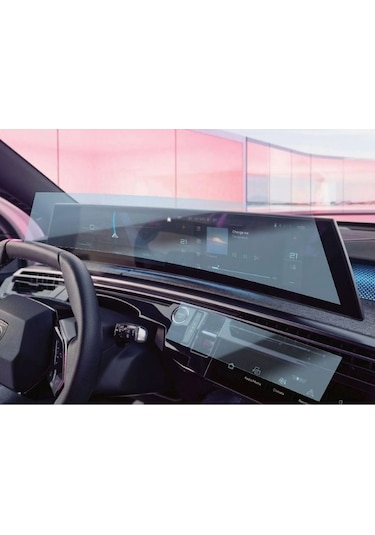 Yeni Peugeot E-3008 E-5008 21" Panaromik İ-cockpit Ve İ-toggles Uyumlu Set 9h Nano Ekran Koruyucu