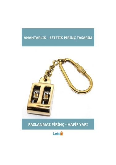 Kaliteli Pirinç Anahtarlık Ergonomik Tasarım Çok Renkli