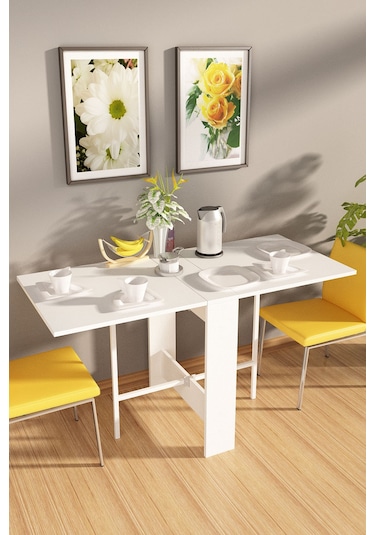 Dekorfim DF01101B Portatif Pratik Katlanır Masa Mutfak Masası