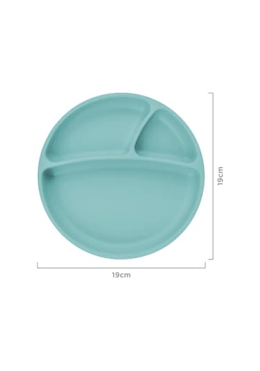 Aqua Green Dörtlü Set Tabak+bardak+kaşık+kapaklıkase