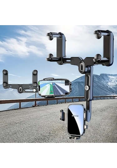 Xuweiwei Siyah Araba Özel Cep Telefon Tutucu Yeni Araba İçin Handsfree Telefon Tutucu 2025 Gelişmiş Abs Malzeme Stabil Titreme Yapmaz Sürücü Favorisi