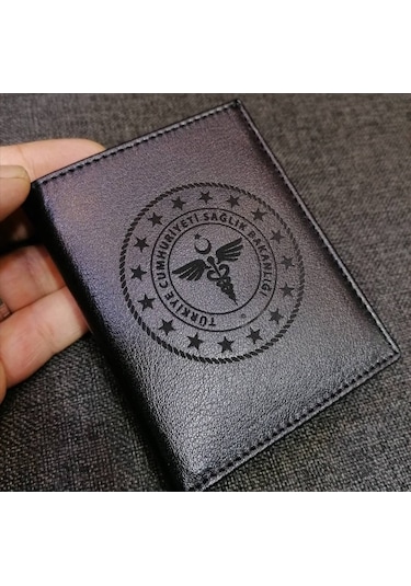 Sağlık Bakanlığı Rozetli Cüzdan Altın