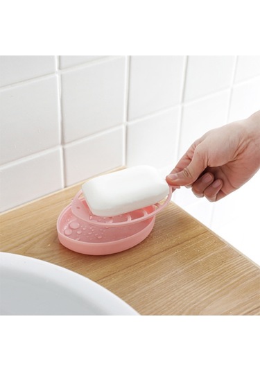 Lebıhmurah Bf1348 Balık Şeklinde Sabun Plastik Kutu Saklama Kabı Sabunluk Koruyucu Tepsi Tutucu Kılıf Banyo Aletleri, Beyaz