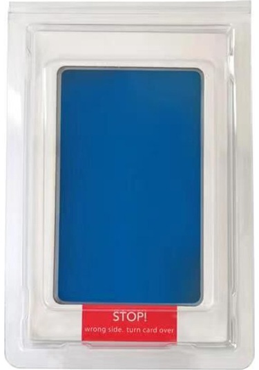 Xindoker Yeni Doğan Bebek Ayak Ve El Parmak İzi Seti - Güvenli Mürekkep, Detaylı Baskı, 2 Kart İçerir Mavi