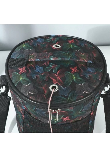 Scandi Dom Projeden Yapılan Çorba Topu Şeklindeki Örgü Ve El İşleri Çantası 208428725