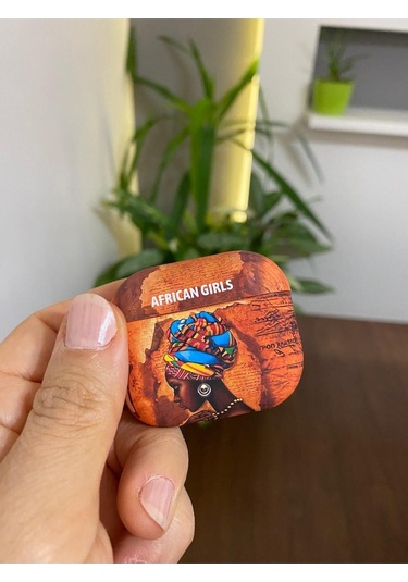 Iphone 3. Nesil Uyumlu Koruyucu Bluetooth Kulaklık Kılıfı Kız Desenli Fosforlu Figürlü Kız Airpods 3. Nesil