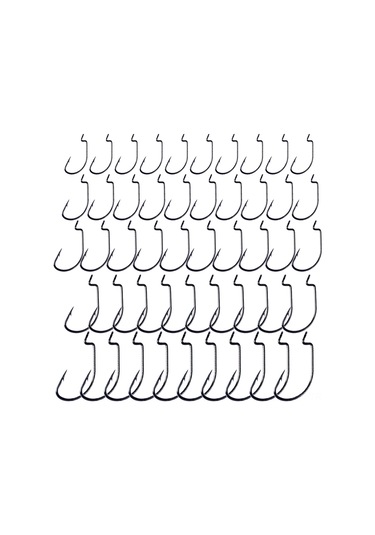 Kosona 50 Adet Paslanmaz Çelik Olta İğnesi Seti - Güçlü Av İğneleri T0139